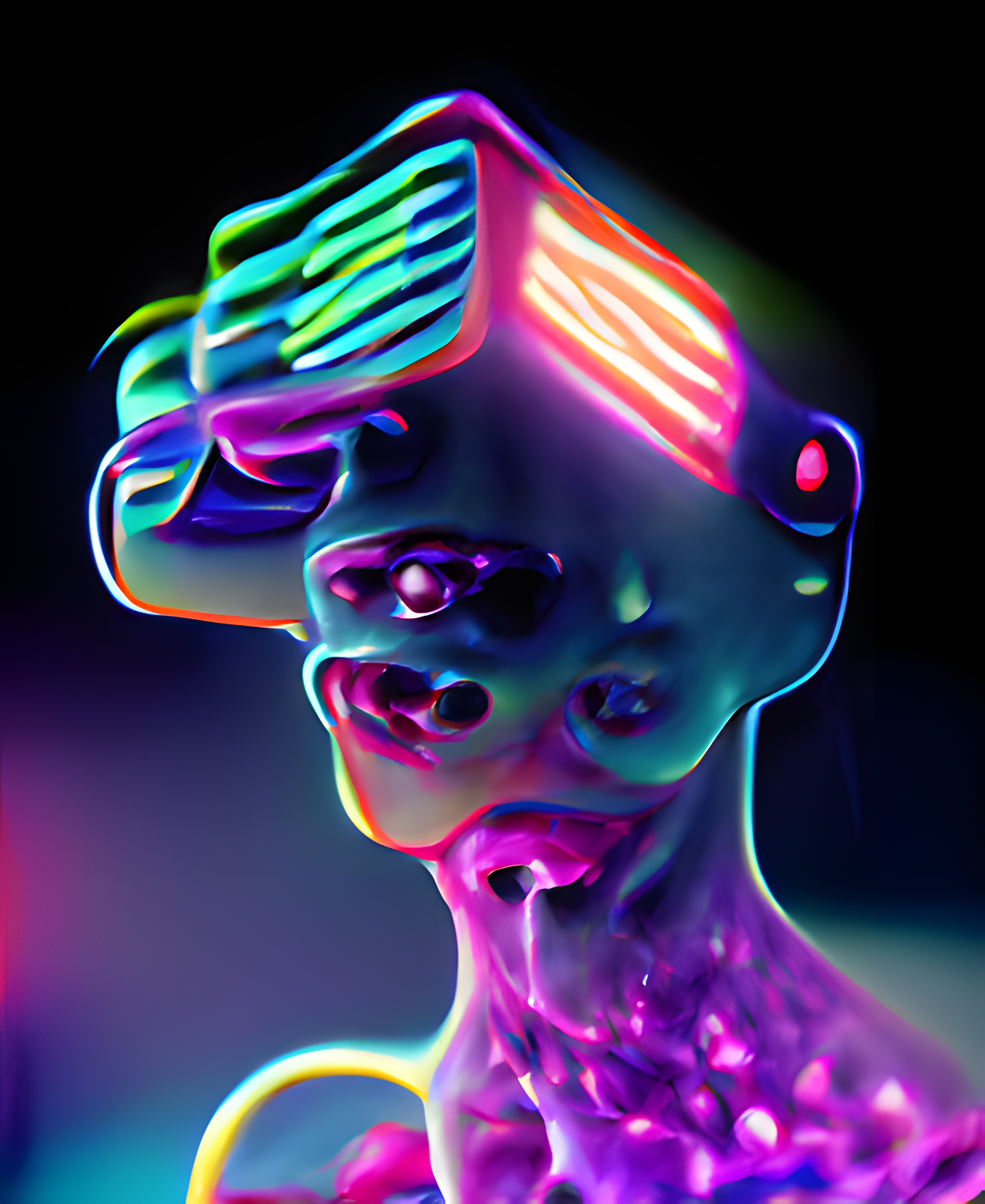 VR Cyber Radiated Human