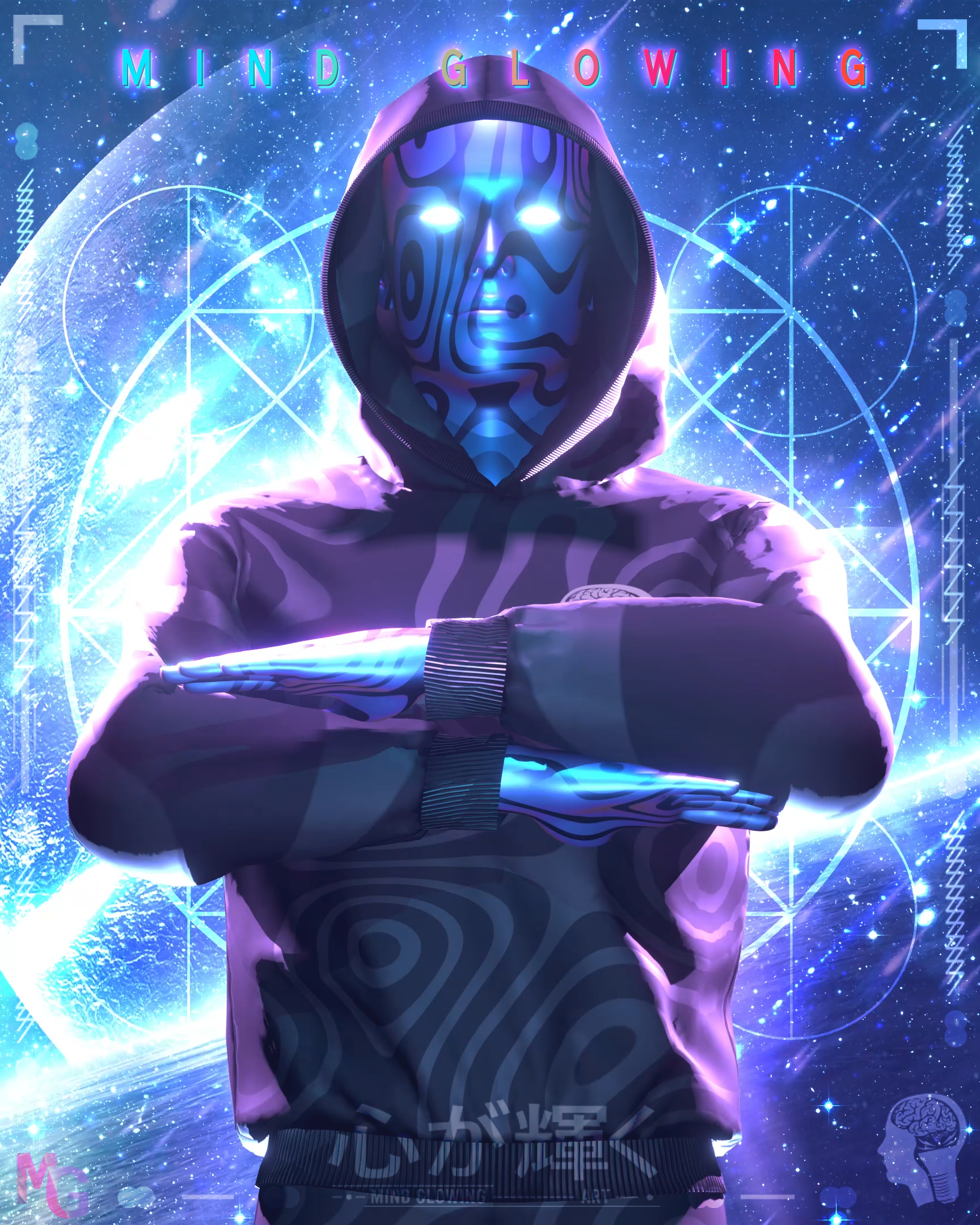 Hooded in Cosmic Magic