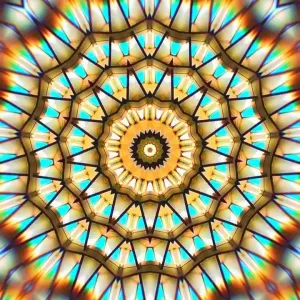 Electric Glass Mandala