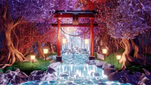 Japanese Torii Garden